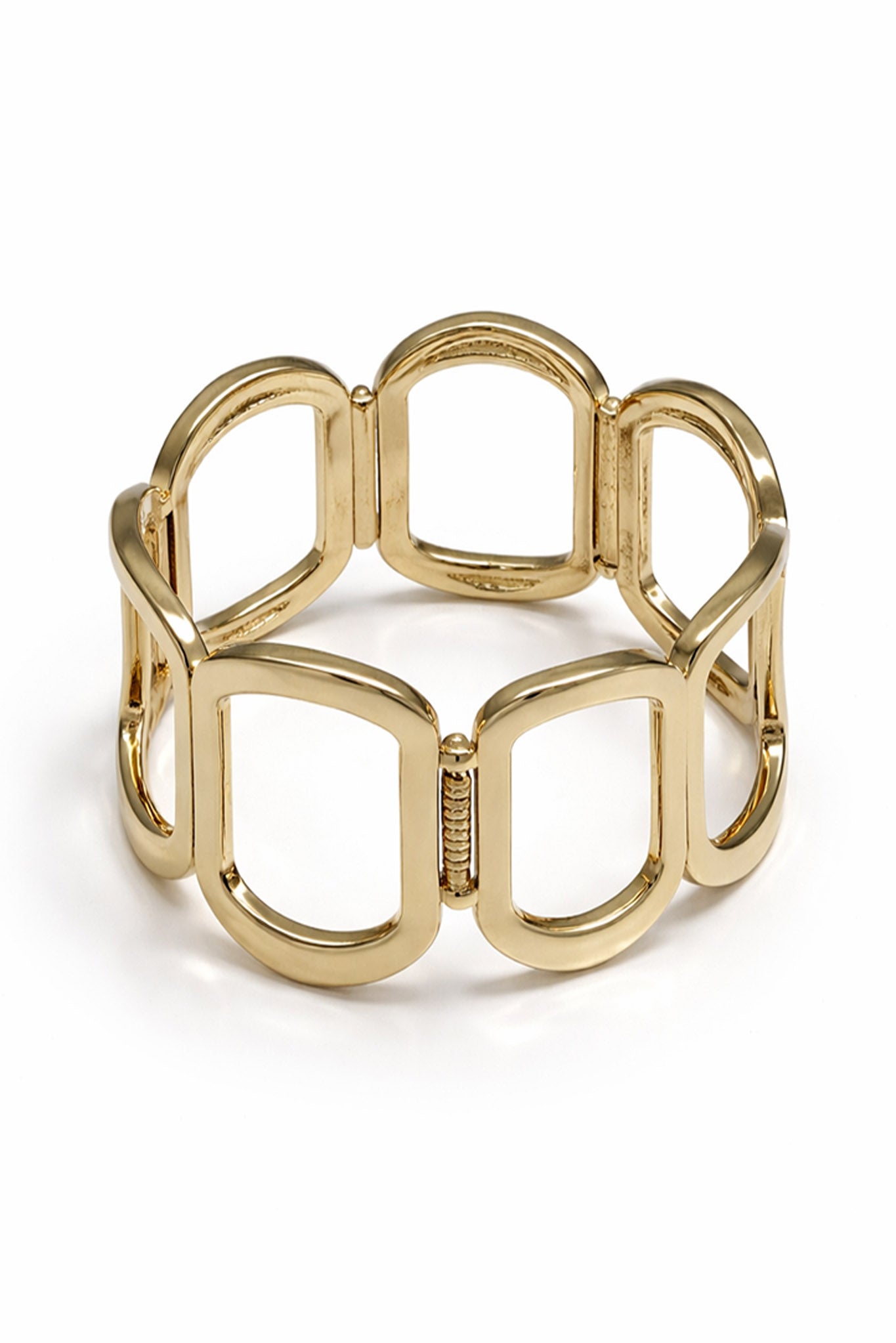 Westwood Gold Geometric Hinge Bangle Bracelet