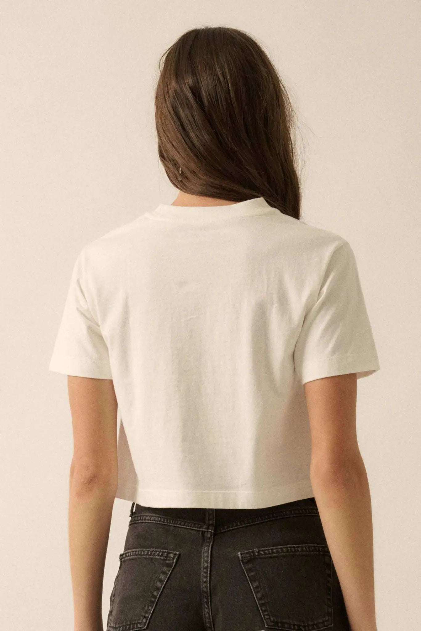 Wild About You Cropped Cowboy Graphic Baby Tee