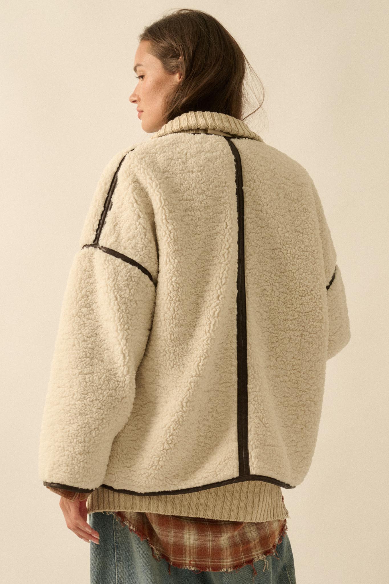 Tibetan Trail Sherpa Fleece Toggle Jacket