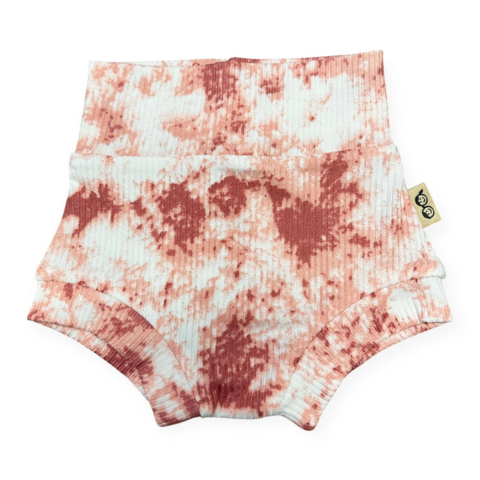 Rose Tie Dye Ribbed Summer Lounge Set