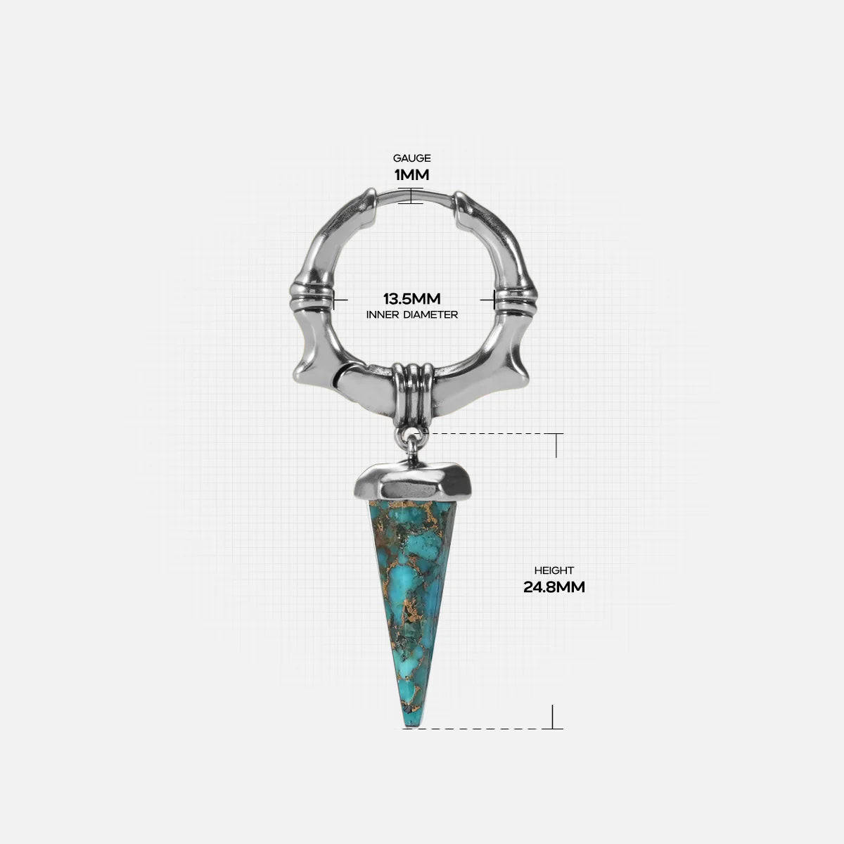 UNEARTHED SPIKE EARRINGS