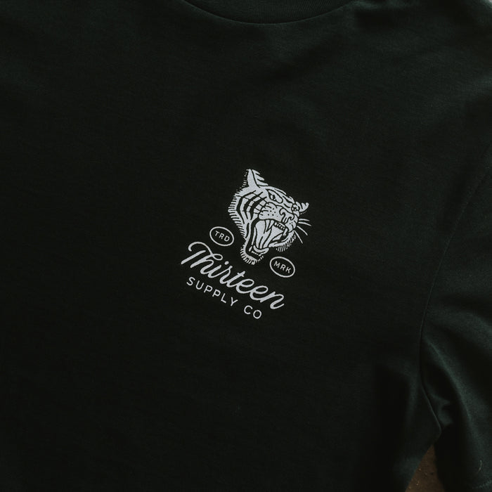 UP IN FLAMES - BLACK UNISEX T-SHIRT