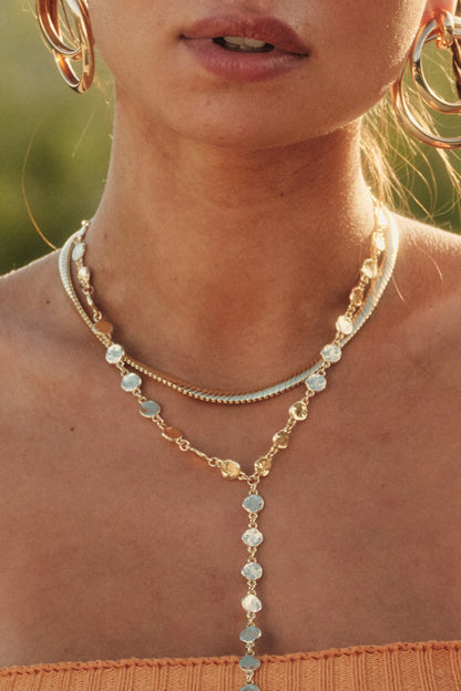 Trousdale Gold-Dipped Snake Chain Necklace