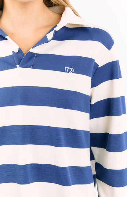 Carey Blue Striped Jersey