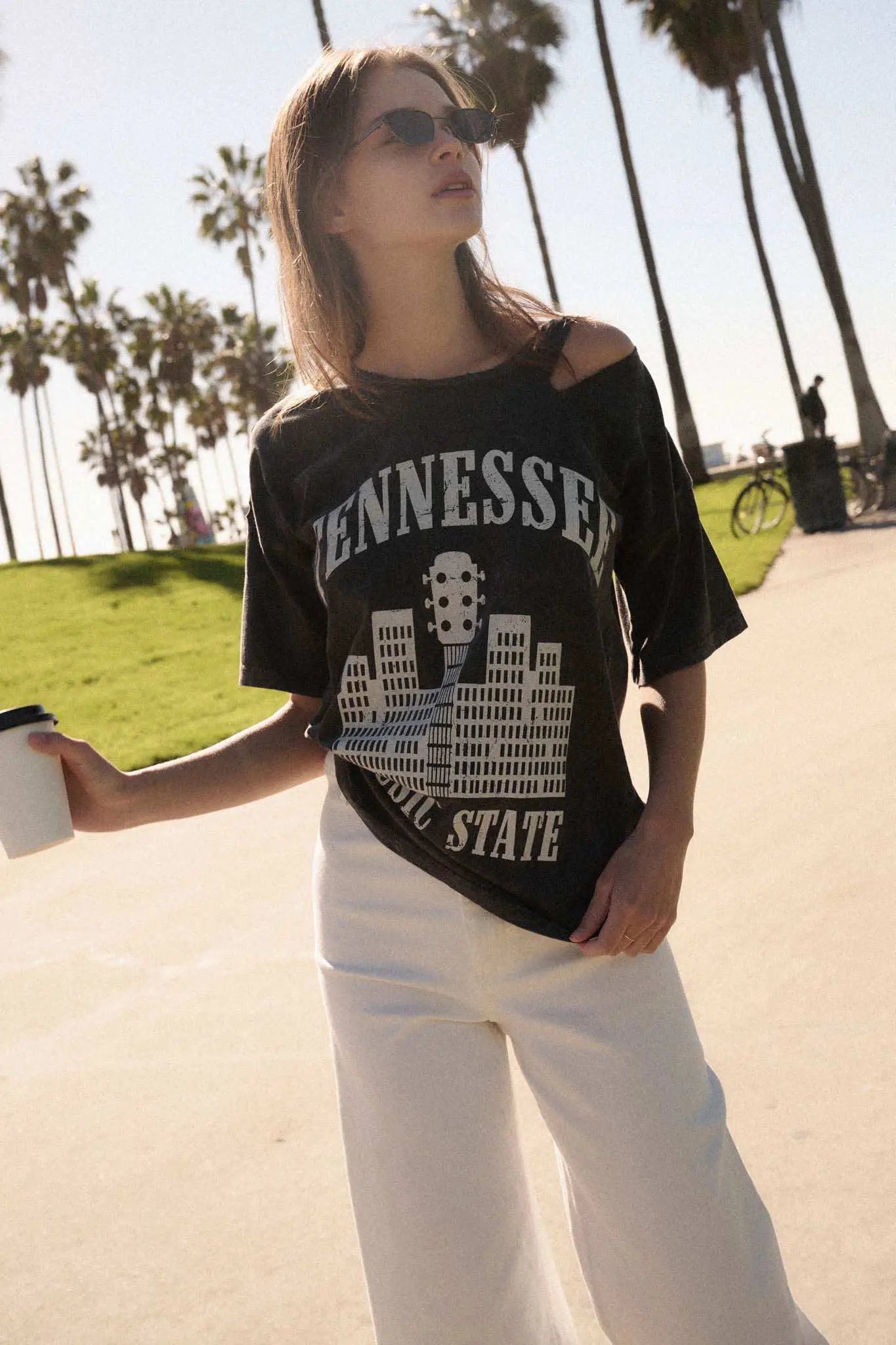 Tennessee Slashed Vintage-Wash Graphic Tee