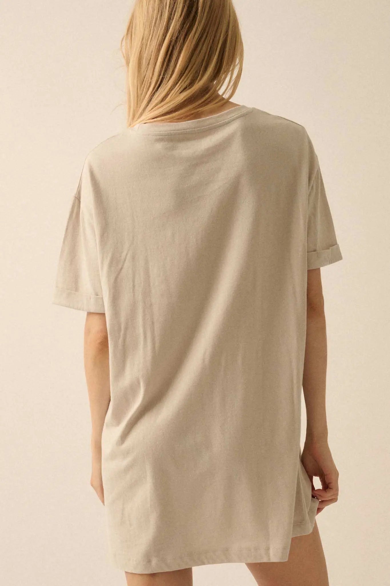Wild Horses Oversize Hand-Drawn Graphic Tee