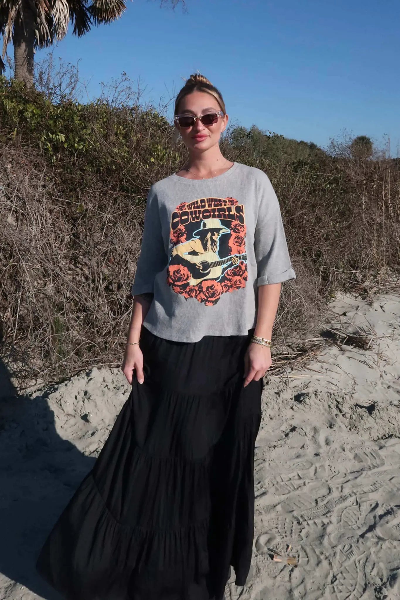 Wild West Cowgirls Thermal Graphic Tee