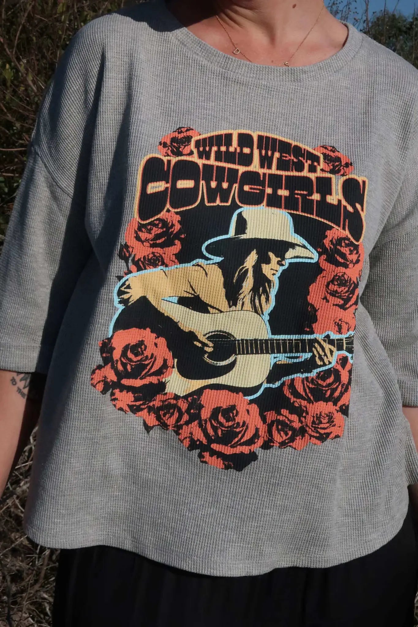 Wild West Cowgirls Thermal Graphic Tee