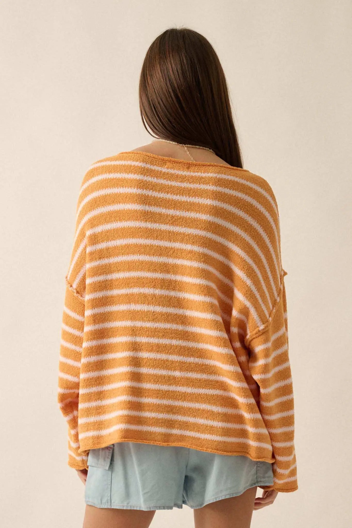 Stripe Hype Oversized Striped Sweater