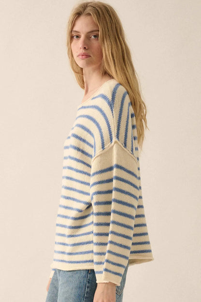 Stripe Hype Oversized Striped Sweater