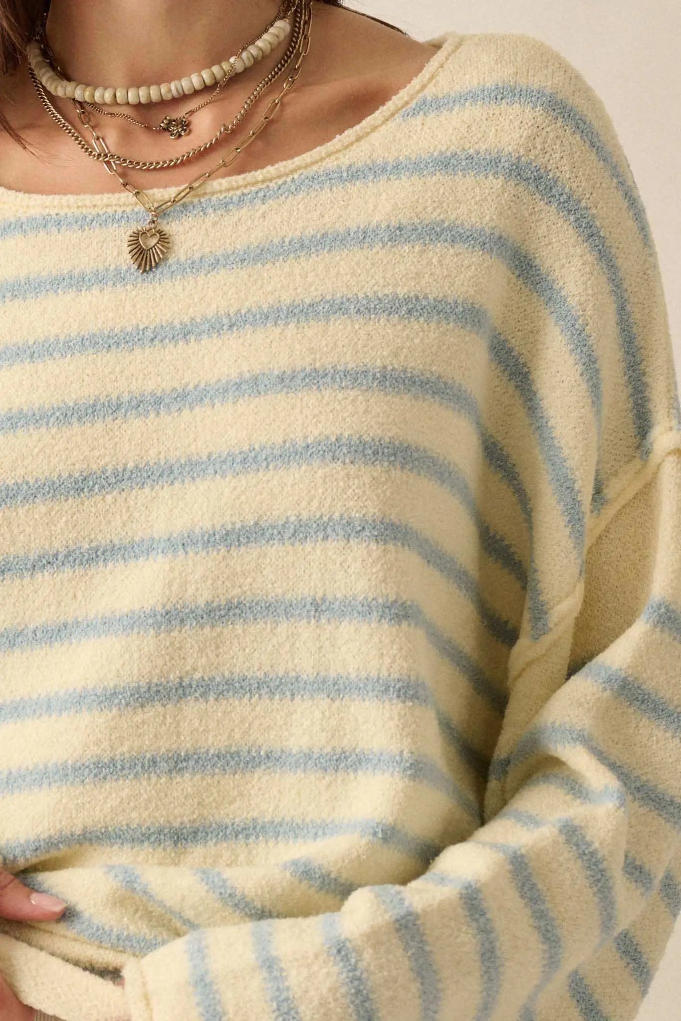 Stripe Hype Oversized Striped Sweater