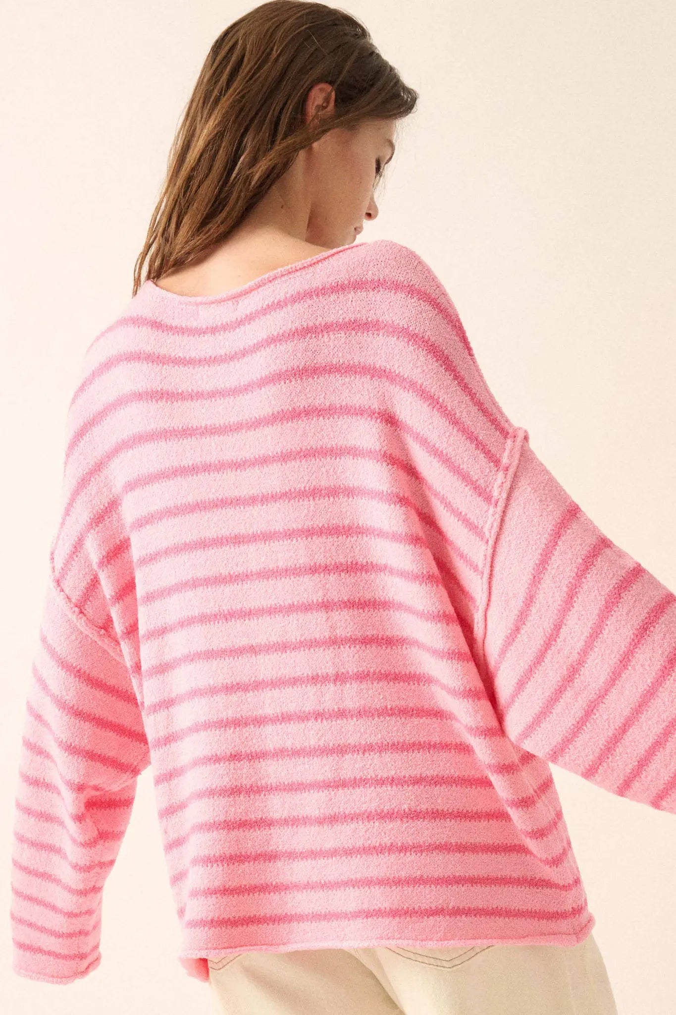 Stripe Hype Oversized Striped Sweater