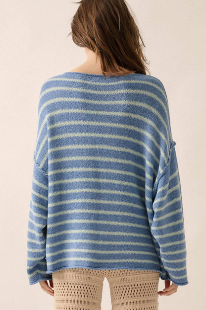 Stripe Hype Oversized Striped Sweater