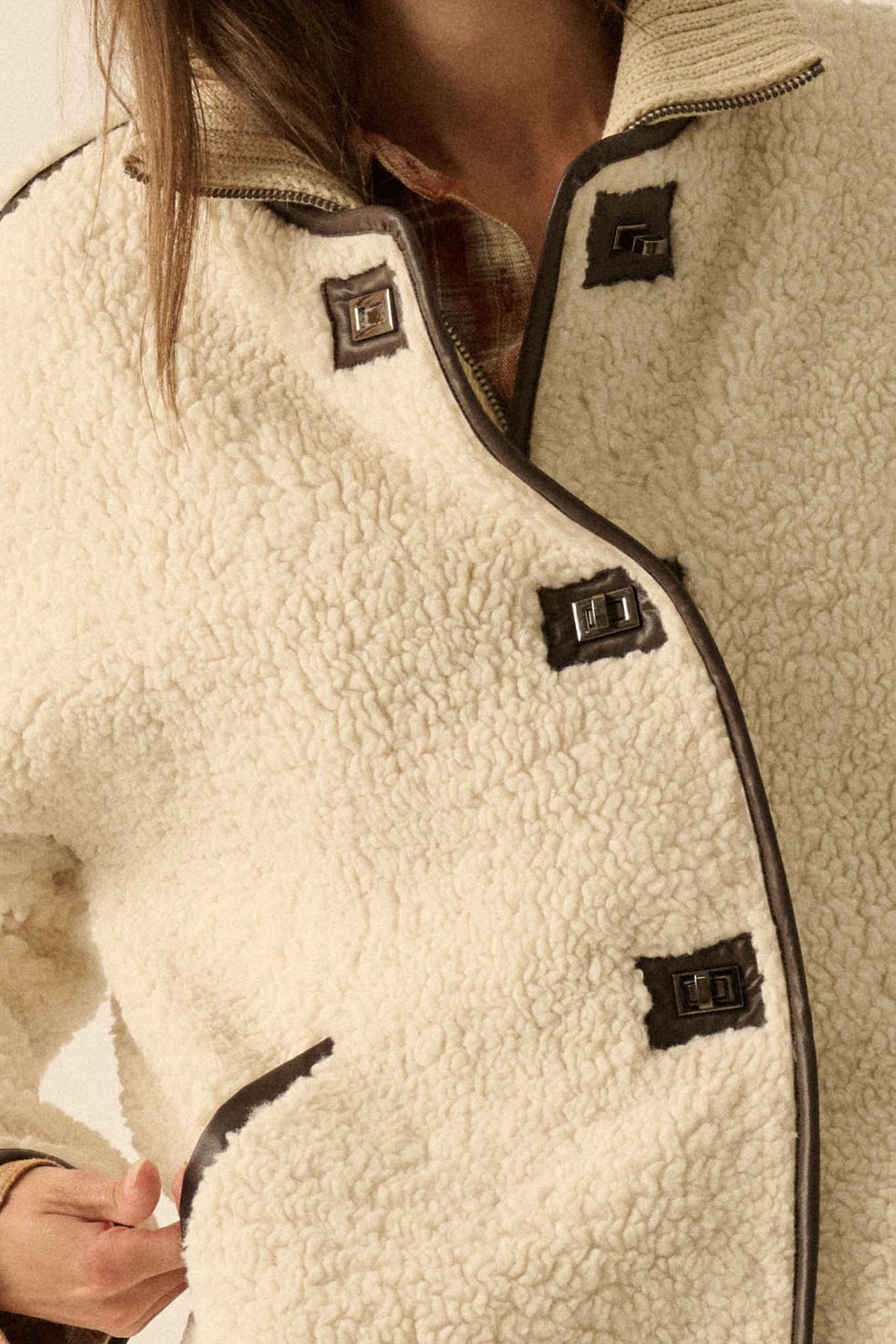 Tibetan Trail Sherpa Fleece Toggle Jacket