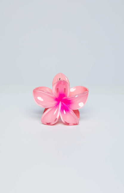 Frangipani Pink Flower Clip