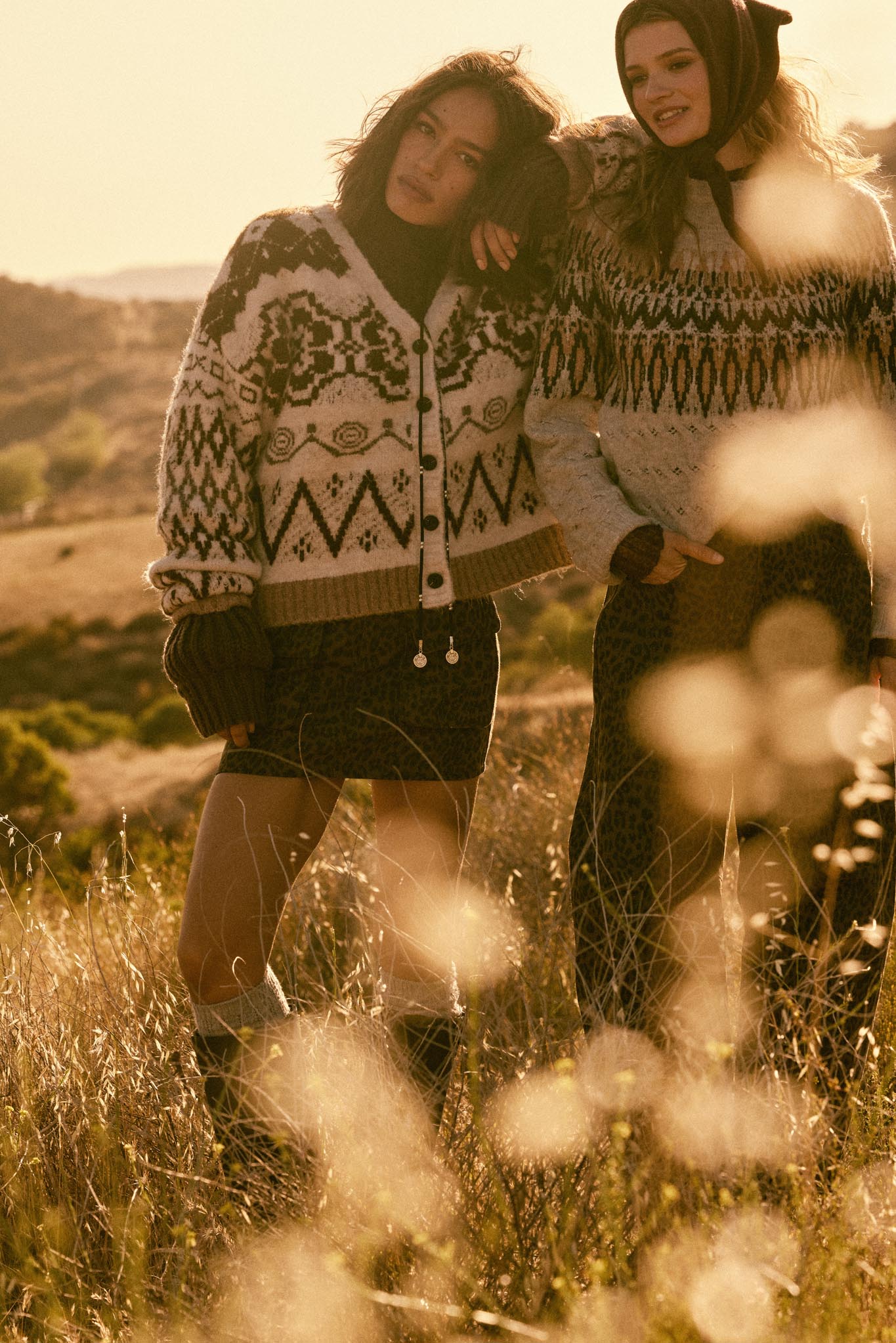 Summit Trail Brushed Alpine-Knit Cardigan