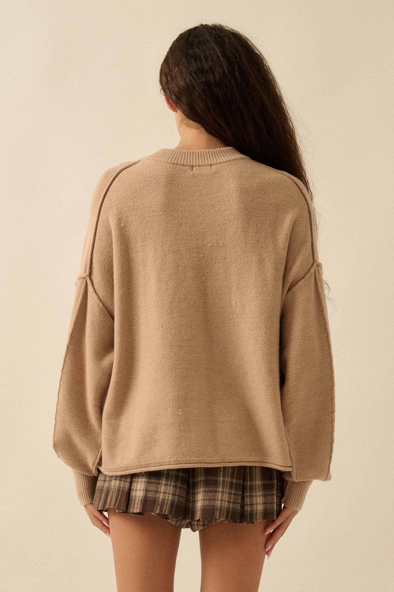 Untamed Heart Horse-Embroidered Sweater