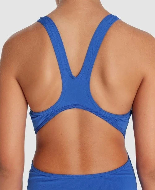 Arena Pige Team Badedragt Tech Solid – Royal/White