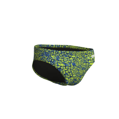 Arena Snakeskin Swim Brief – Green