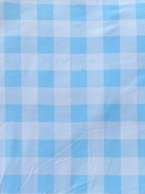Baby Sky Gingham - Limited Vault Fabric