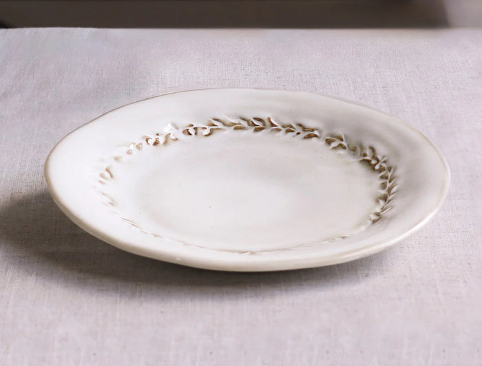 Beatriz Ball Ceramic Valentina Salad Plate in Dusty White