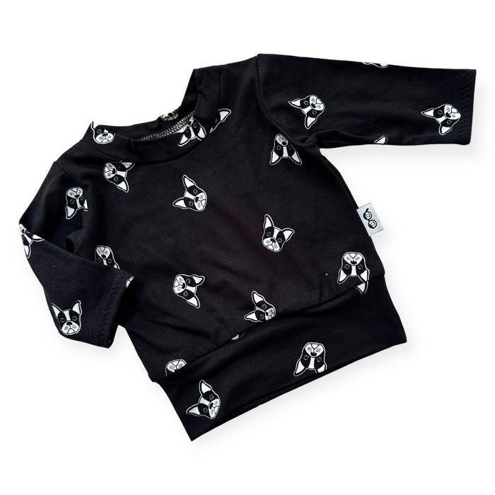 Black French Bulldog Lounge Set