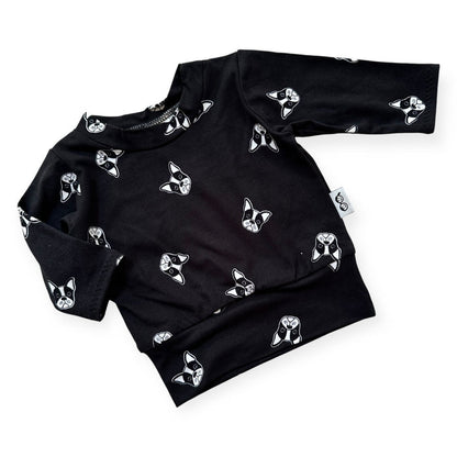 Black French Bulldog Lounge Set