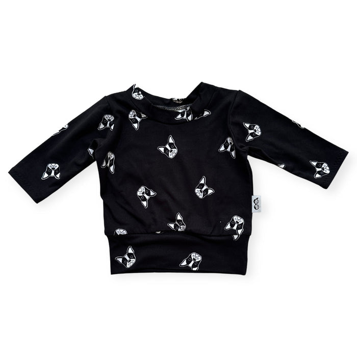 Black French Bulldog Lounge Set