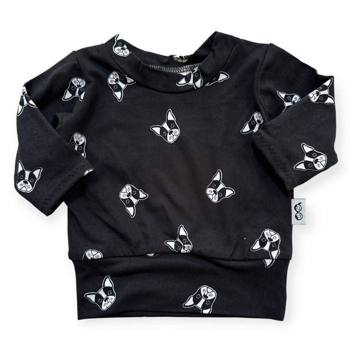 Black French Bulldog Lounge Set