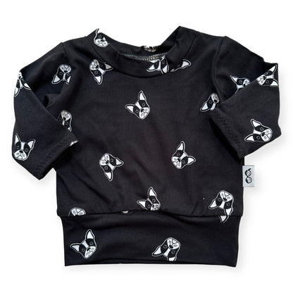 Black French Bulldog Lounge Set