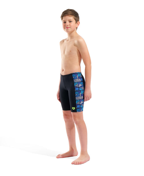 BOY'S ARENA CANDIES SWIM JAMMER BLACK-MULTI BLACK