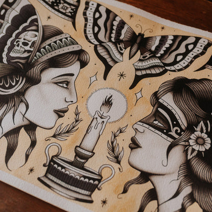 BUTTERFLY FLASH - Giclée Flash Print