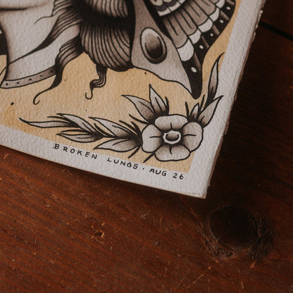 BUTTERFLY FLASH - Giclée Flash Print