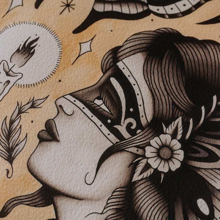 BUTTERFLY FLASH - Giclée Flash Print