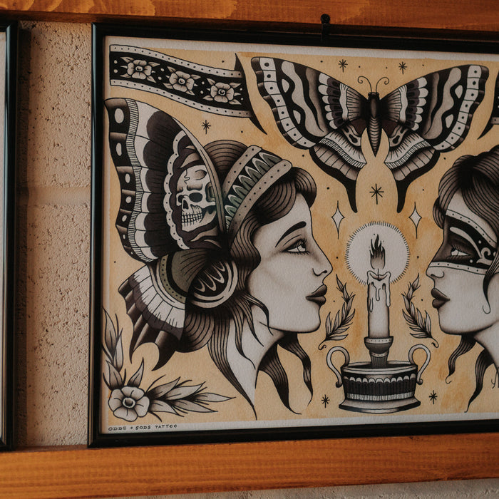 BUTTERFLY FLASH - Giclée Flash Print