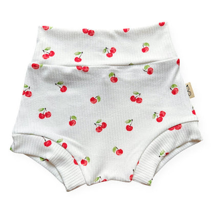 Cherry On Top White Ribbed Summer Lounge Set