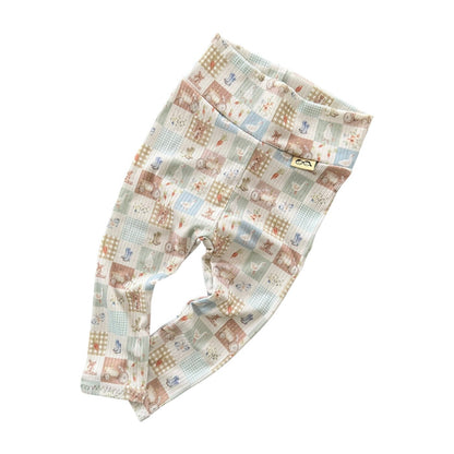 Countryside Patchwork Ribbed Leggings