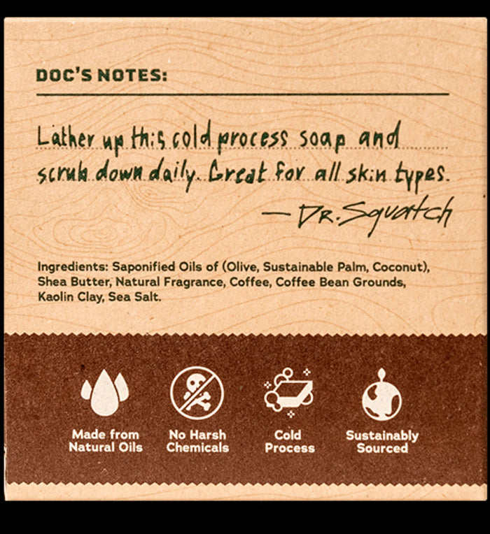Dr. Squatch Bar Soap-Cold Brew Cleanse