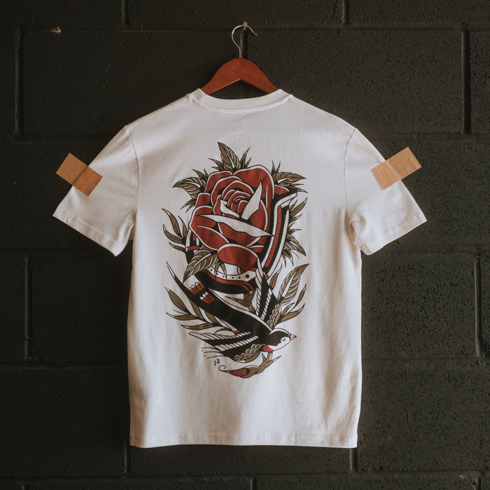 GOOD FORTUNE - OFF WHITE UNISEX T-SHIRT