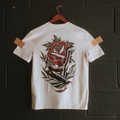 GOOD FORTUNE - OFF WHITE UNISEX T-SHIRT