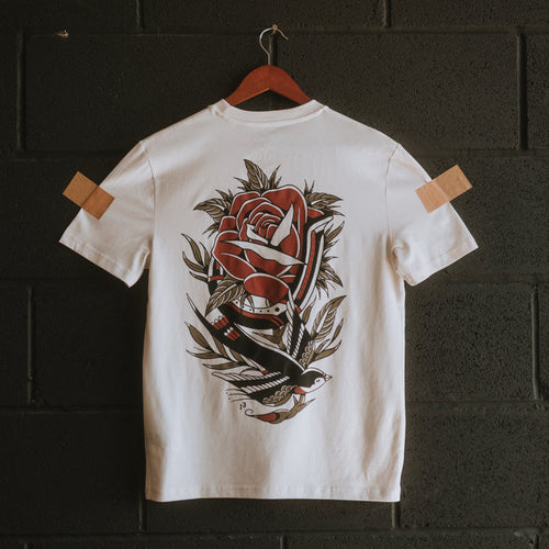 GOOD FORTUNE - OFF WHITE UNISEX T-SHIRT