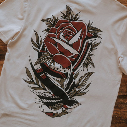 GOOD FORTUNE - OFF WHITE UNISEX T-SHIRT