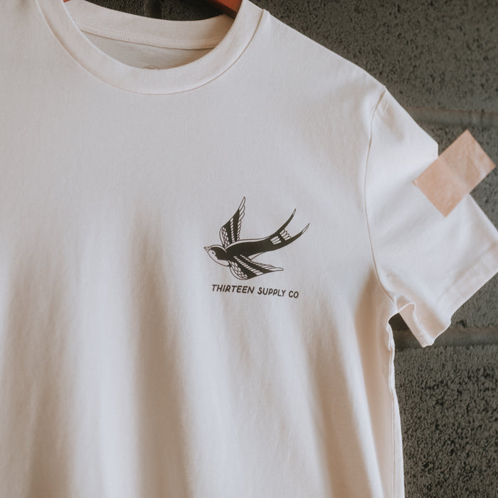 GOOD FORTUNE - OFF WHITE UNISEX T-SHIRT