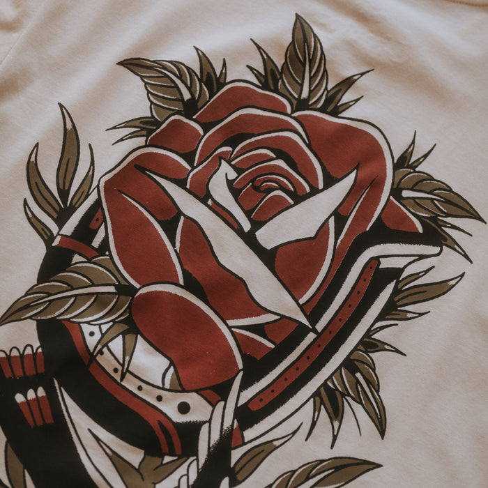 GOOD FORTUNE - OFF WHITE UNISEX T-SHIRT