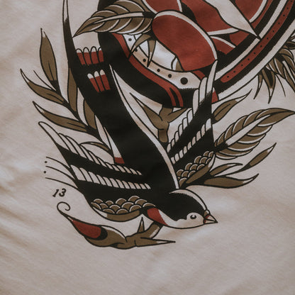 GOOD FORTUNE - OFF WHITE UNISEX T-SHIRT