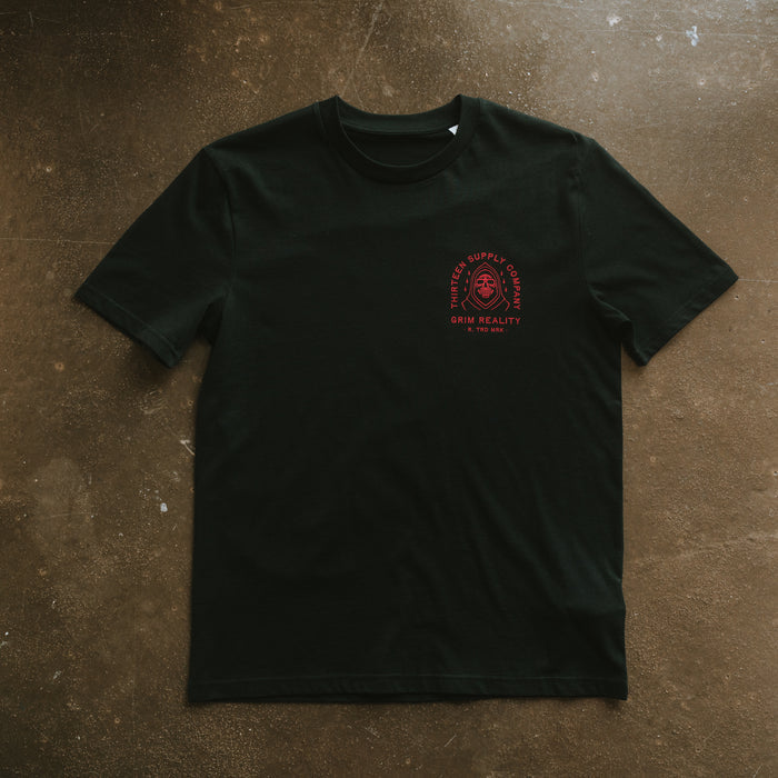 GRIM REALITY - BLACK UNISEX T-SHIRT