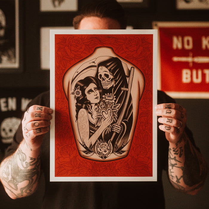 IN DEATH'S HANDS - Giclée Art Print