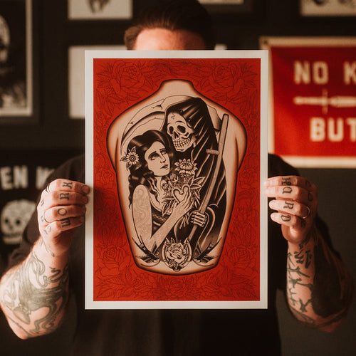 IN DEATH'S HANDS - Giclée Art Print