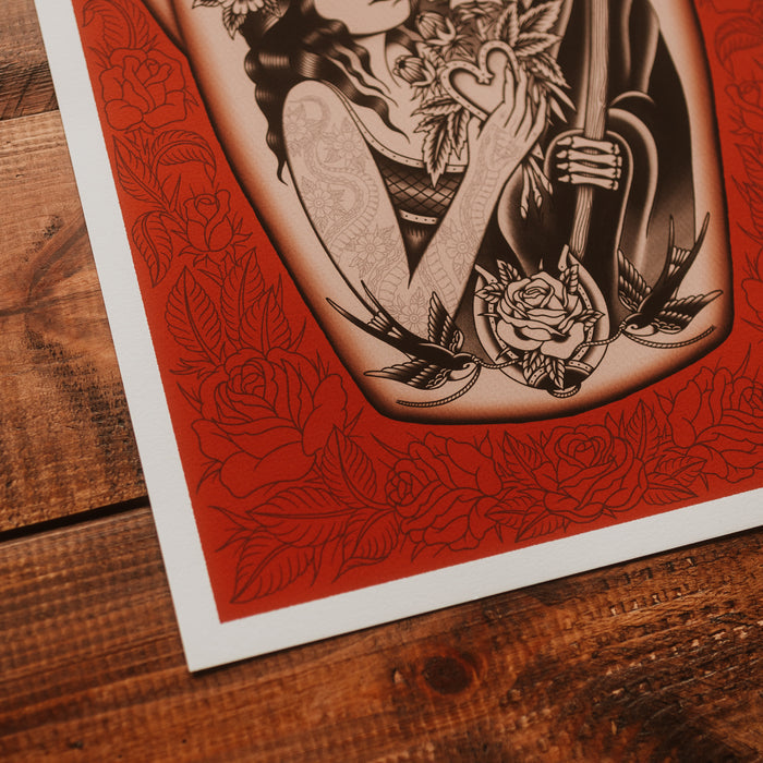 IN DEATH'S HANDS - Giclée Art Print