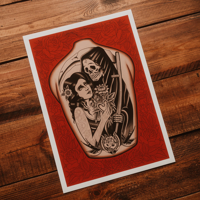 IN DEATH'S HANDS - Giclée Art Print
